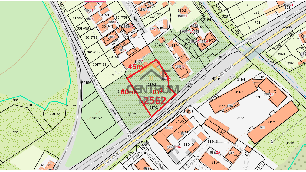 Pozemok vo Velkej Lomnici