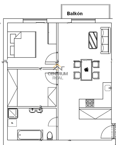 Na predaj 3-izbový byt s balkónom – Poprad Matejovce